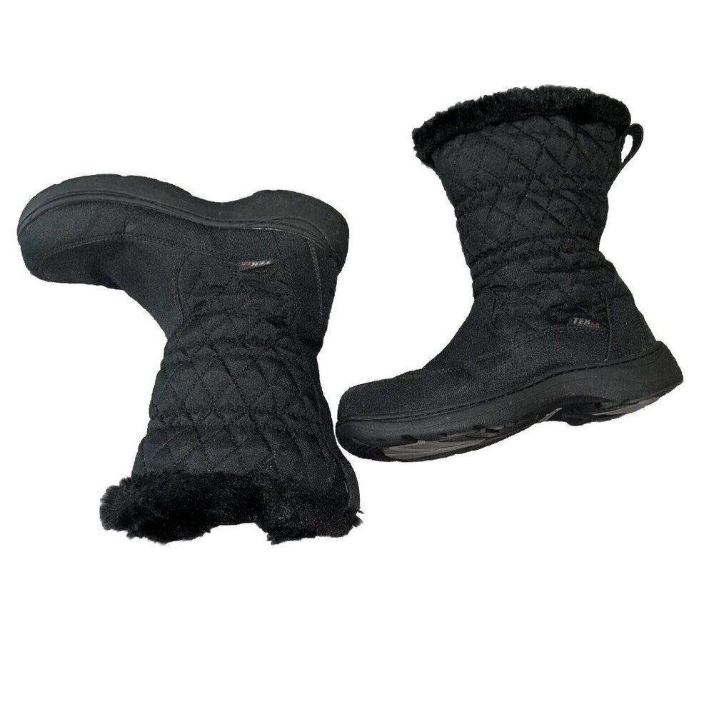 L.L. BEAN Womens WINTER BOOTS Sz 6 TEK 2.5 WATERPROOF LINED PRIMALOFT 200 gram